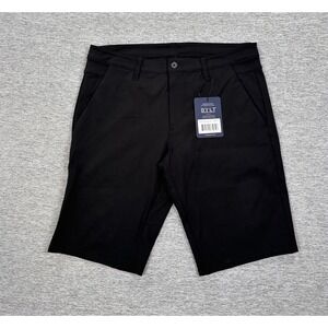 BYLT Everyday Shorts Mens Size 34 Black Performance Stretch Golf Chino NEW